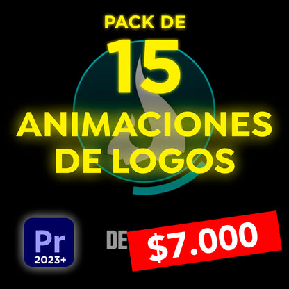 Pack de 15 Animaciones de Logo