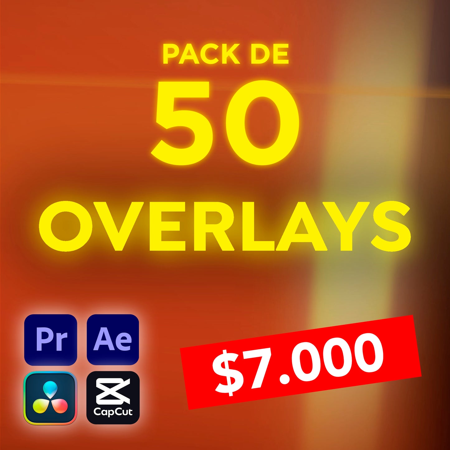 Pack de 50 Overlays