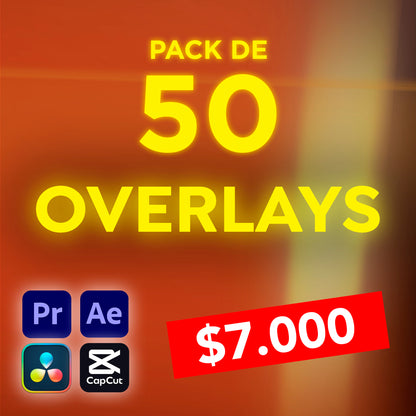 Pack de 50 Overlays