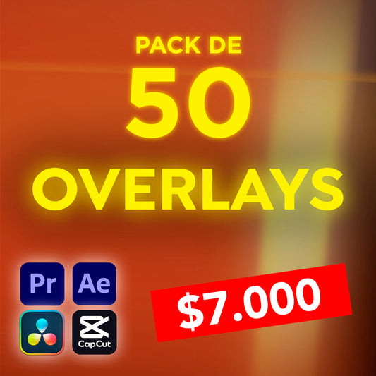 Pack de 50 Overlays
